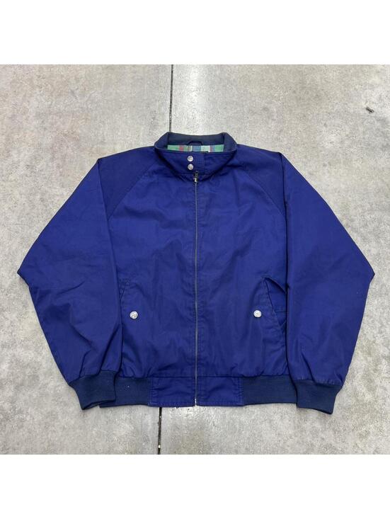 Eddie Bauer Other - vintage eddie bauer navy blue zip up bomber jacket size large